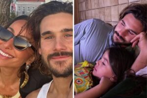 Sabrina Sato e Nicolas Prattes com Zoe