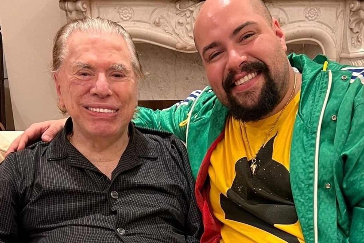 Silvio Santos e Tiago Abravanel