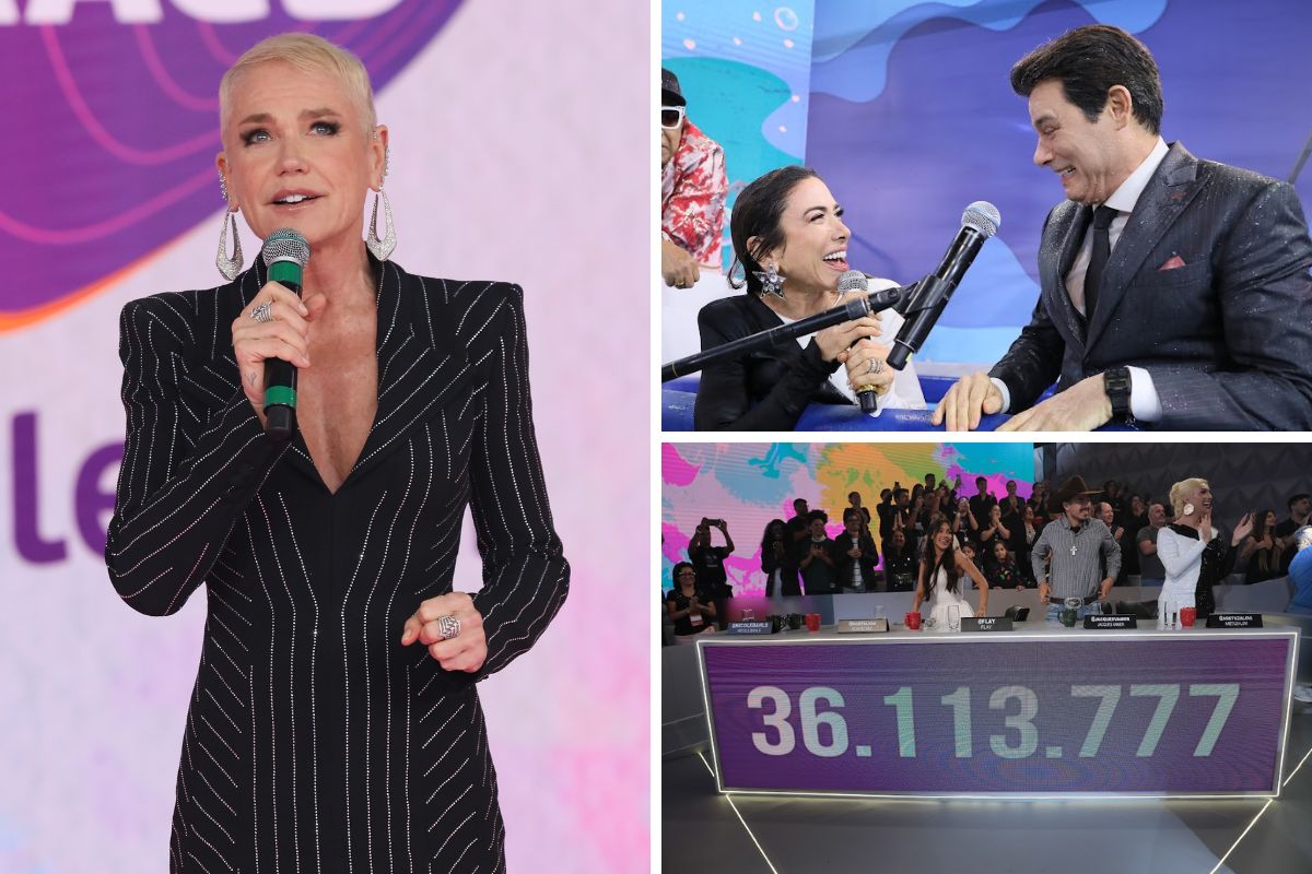 Xuxa, Patrícia Abravanel e Celso Portiolli