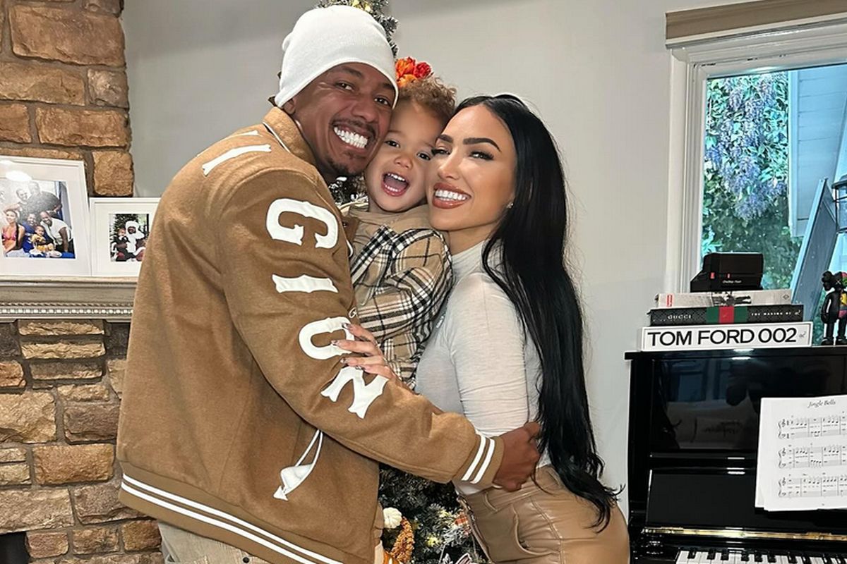 Bre Tiesi com Nick Cannon e o filho Legendary