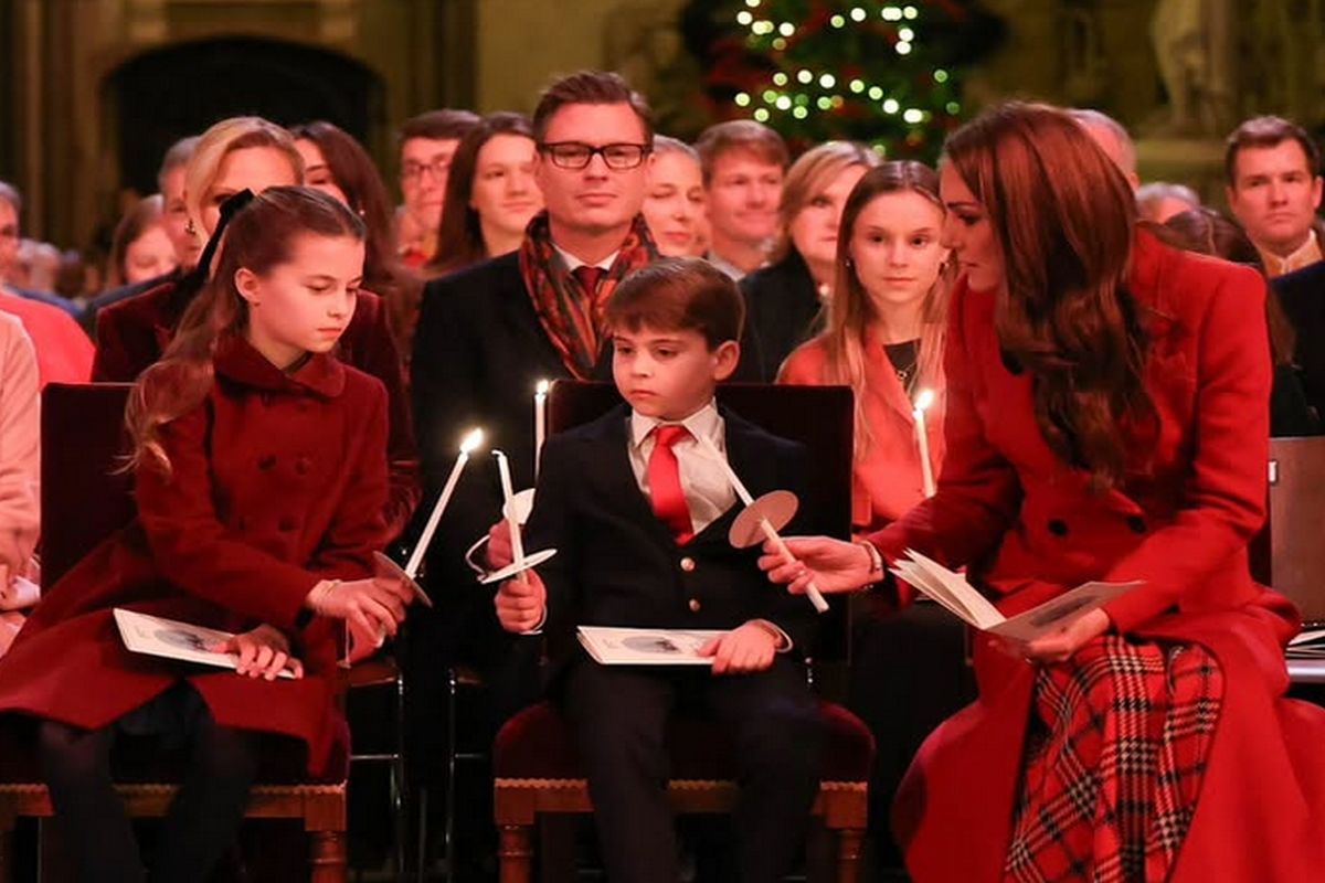 Família real, concerto de natal