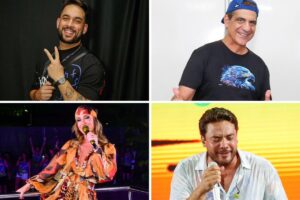 Henry Freitas, Durval Lelys, Claudia Leitte e Wesley Safadão no Carnatal