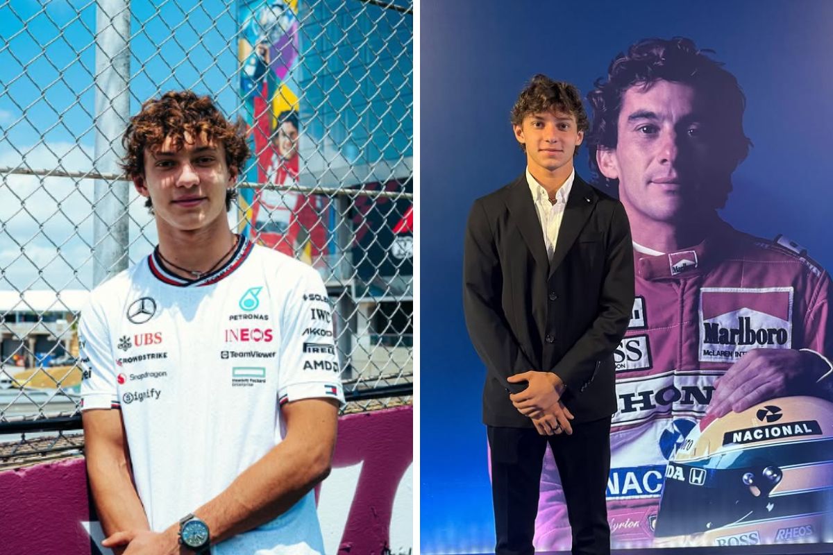 Kimi Antonelli e Ayrton Senna