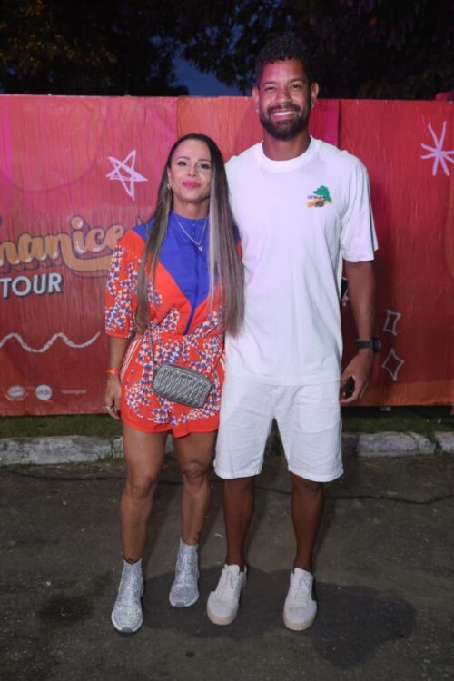 Viviane Araújo  e Guilherme Militão