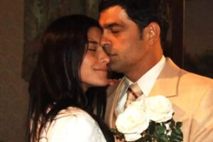 Rafael e Serena no final de 