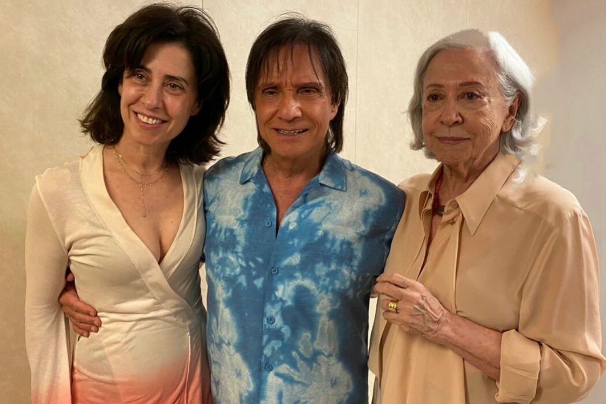 Roberto Carlos, Fernanda Montenegro e Fernanda Torres