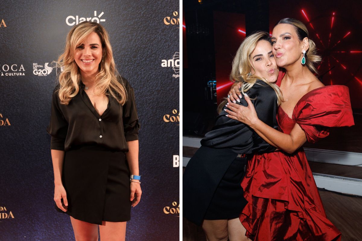 Wanessa Camargo junto com a decoradora Andréa Guimarães