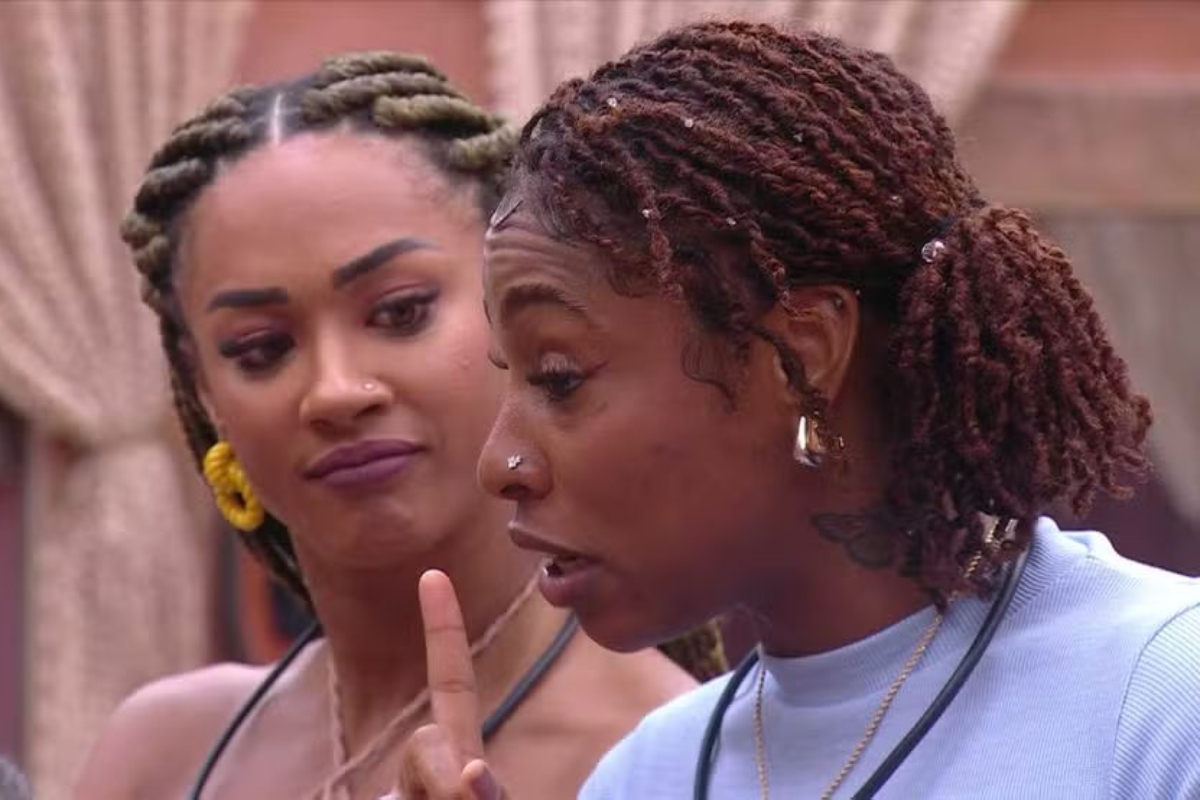 BBB 25 - Aline e Thamiris conversando