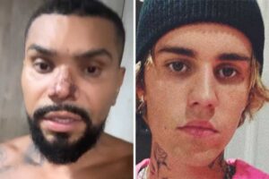 fotomontagem de naldo benny e justin bieber