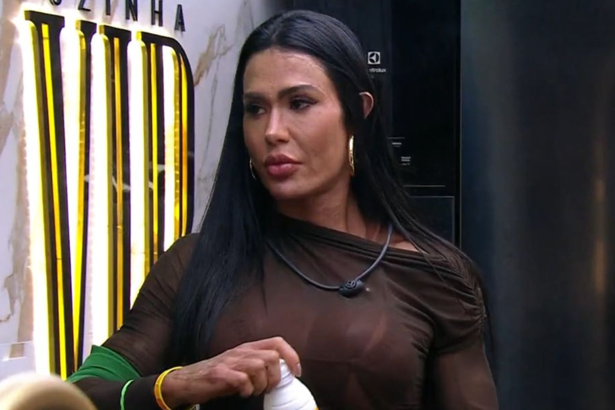 Gracyanne Barbosa na cozinha do BBB 25