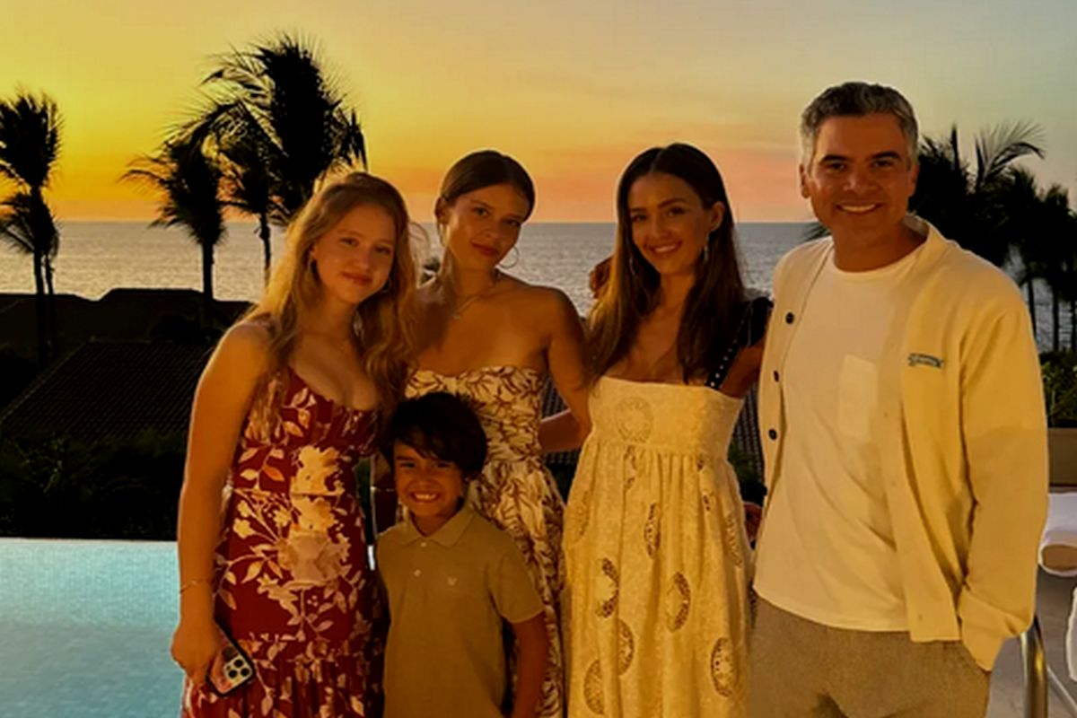 Jessica Alba e sua família