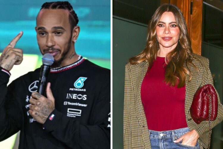 Lewis Hamilton e Sofía Vergara