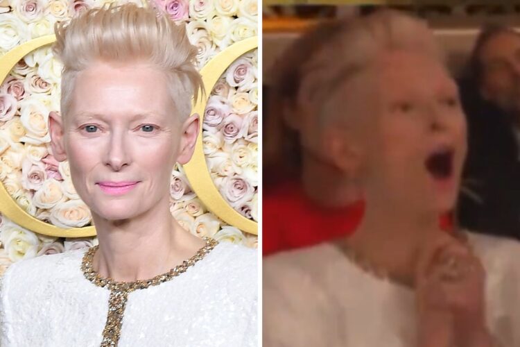 Tilda Swinton se empolga com vitória de Fernanda Torres