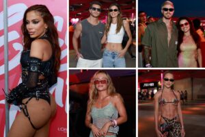 Anitta recebeu vários famosos em show na Marina da Glória, no Rio