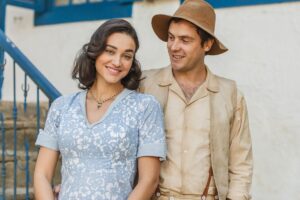 Débora Nascimento e Sergio Guizé