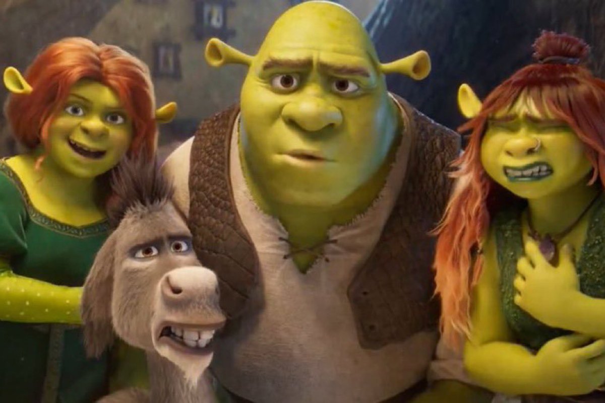 design dos personagens de shrek 5