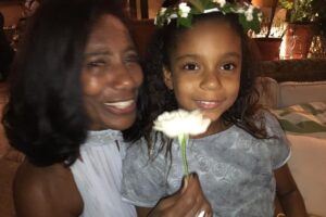 Glória Maria e a filha Maria