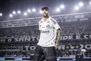 Neymar na Vila Belmiro