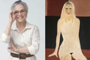 Regina Duarte vende pinturas