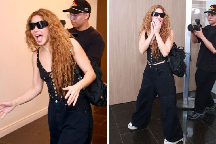 Shakira chega ao Brasil