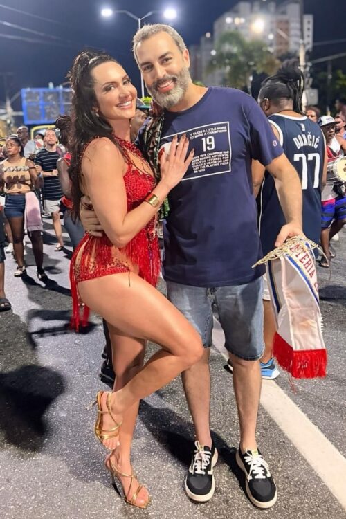 Vanessa Rangeli e o marido