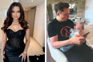 Ashley St. Clair, Elon Musk e o filho