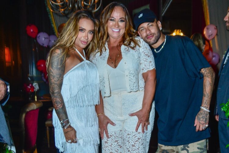 Rafaella Santos, Nadine Gonçalves e Neymar 