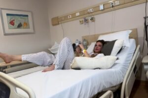 Luciana Gimenez no hospital