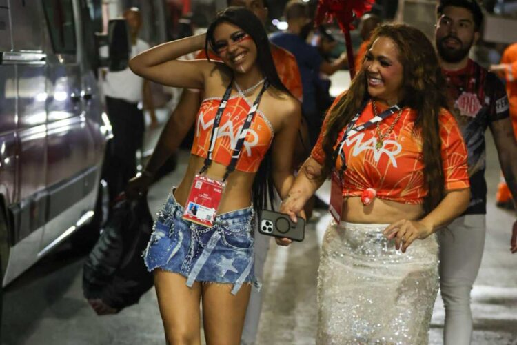 Wenny Isa e Darlin Ferratry curtindo Carnaval do Rio de Janeiro