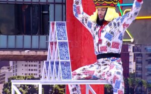 BBB 25: Diego Hypolito cai durante o monstro e é atendido por médico