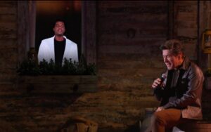 Emoção toma conta do 'Domingão com Huck' com Daniel e filha de João Paulo – Foto: Reprodução Globo