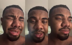 Davi chora nas redes sociais sobre fim de namoro — Foto: Reprodução/Instagram