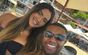 Davi Brito e Adriana Paula— Foto: Reprodução/Instagram