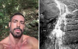 Cauã Reymond toma banho de cachoeira e fãs suspiram – Reprodução Instagram