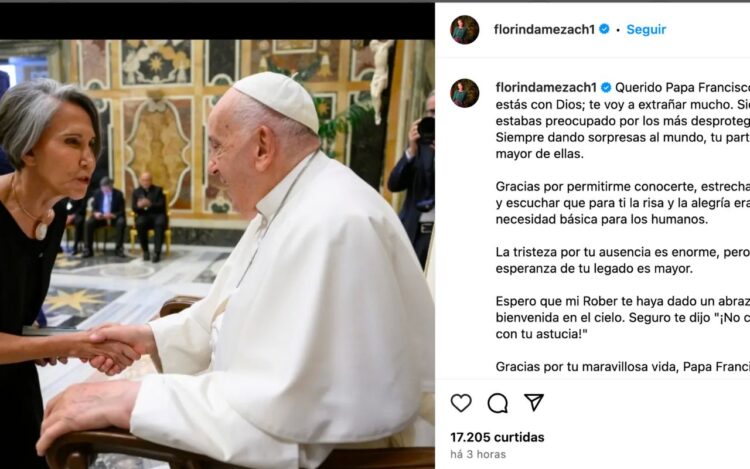 Florinda Meza - morte papa