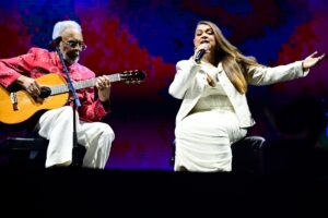 Gilberto Gil e Preta Gil no Allianz Parque em São Paulo
