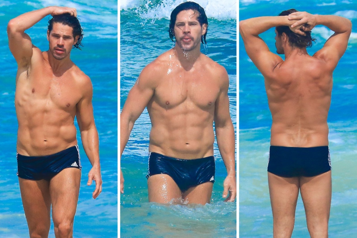 José Loreto na praia