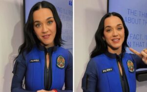 Katy Perry viaja para o espaço