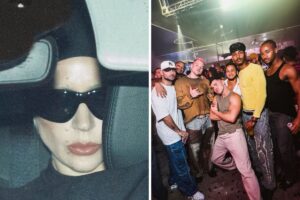 Lady Gaga e seus bailarinos