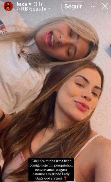 Wenny e a irmã, Lexa