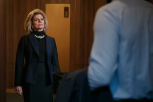 Odete Roitman (Debora Bloch) desmascara Ivan (Renato Góes)