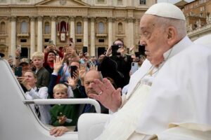 Ultima aparição do Papa Francisco no Vaticano