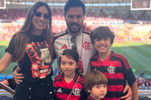 Patricia Abravanel e família