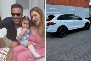 Viih Tube, o pai, Fabiano Moares, e a filha dela, Lua