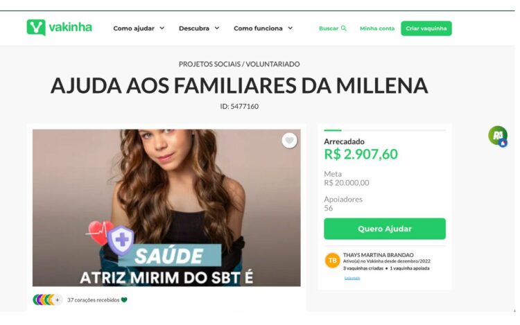 Millena Brandão - Reprodução do Instagram