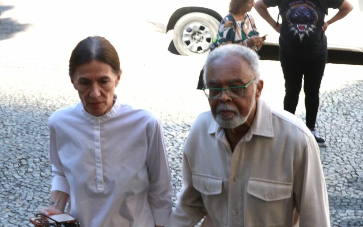 Gilberto e Flora Gil — Foto: Rogério Fidalgo / Agnews