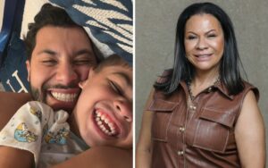 Murilo Huff, Leo e dona Ruth - Reprodução Instagram