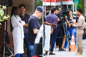 Clara Moneke, Armando Babaioff e Juan Paiva