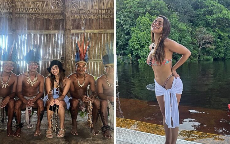 Doi momentos de Lexa no Amazonas - Foto Reprodução Instagram