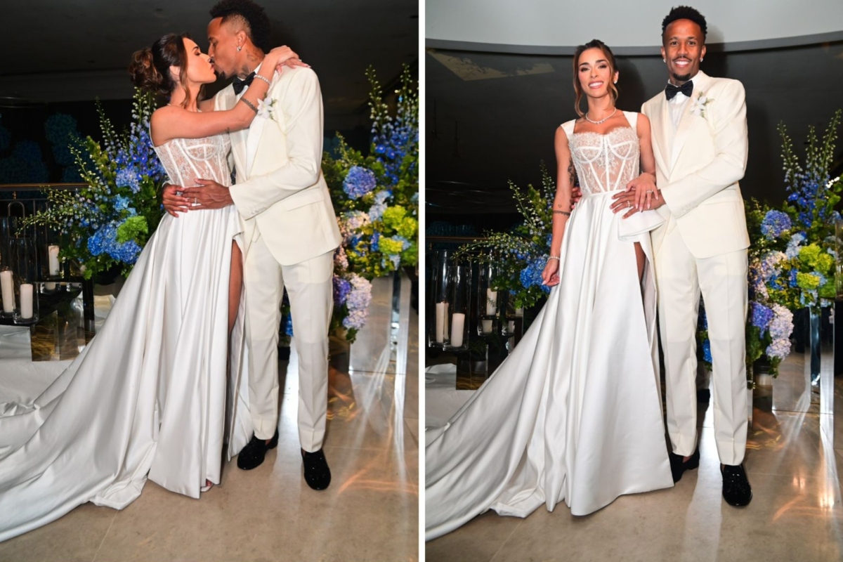Casamento de Éder Militão e Tainá Castro